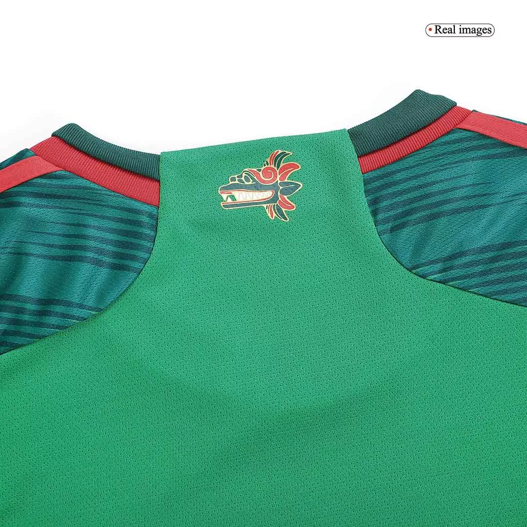 Camiseta de Futbol Local Mexico 2022 Copa del Mundo para Hombre - Version Replica Personalizada - camisetasfutbol