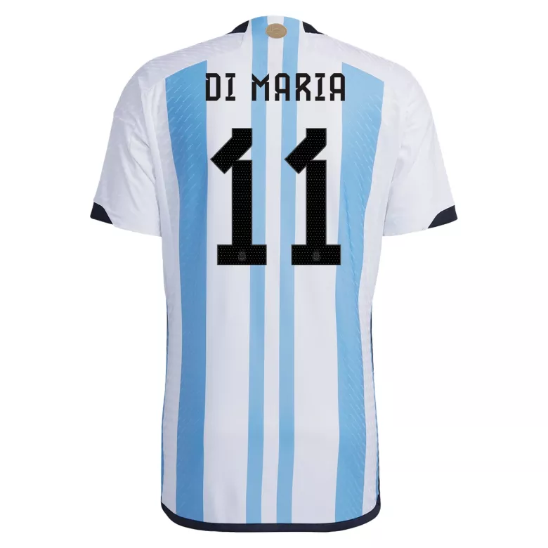 Camiseta Auténtica DI MARIA #11 Argentina 2022 Primera Equipación Copa del Mundo Local Hombre - Versión Jugador - camisetasfutbol