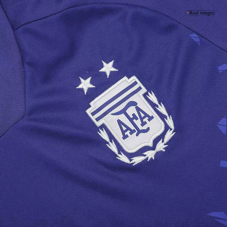 Camiseta Futbol Visitante Copa del Mundo de Hombre Argentina 2022 con Número de DI MARIA #11 - camisetasfutbol