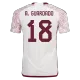 Camiseta Auténtica A.GUARDADO #18 Mexico 2022 Segunda Equipación Visitante Copa del Mundo Hombre Adidas - Versión Jugador - camisetasfutbol