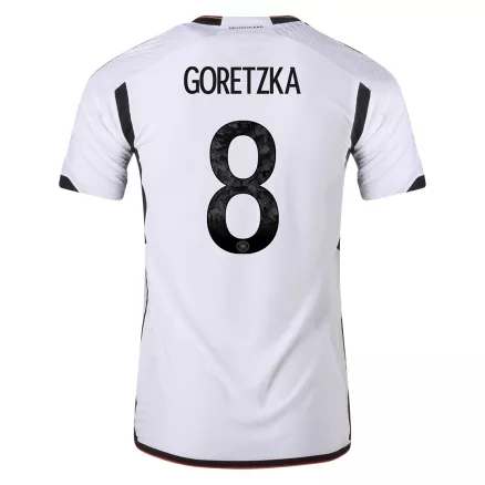 Camiseta Auténtica GORETZKA #8 Alemania 2022 Primera Equipación Copa del Mundo Local Hombre - Versión Jugador - camisetasfutbol