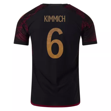 Camiseta Auténtica KIMMICH #6 Alemania 2022 Segunda Equipación Visitante Copa del Mundo Hombre - Versión Jugador - camisetasfutbol