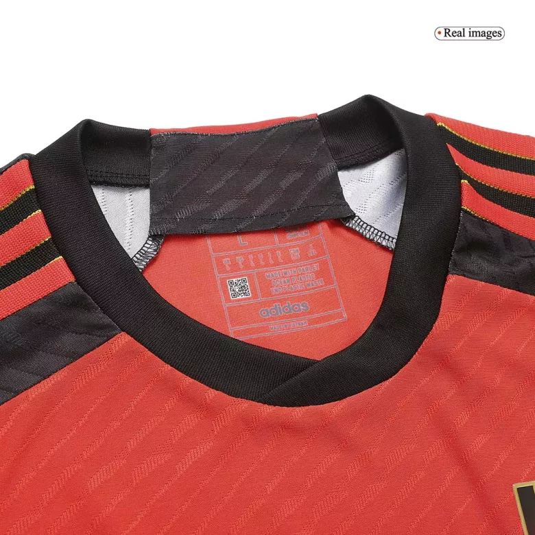 Camiseta Auténtica DE BRUYNE #7 Bélgica 2022 Primera Equipación Copa del Mundo Local Hombre - Versión Jugador - camisetasfutbol