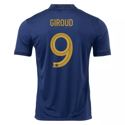 Camiseta Futbol Local Copa del Mundo de Hombre Francia 2022 con Número de GIROUD #9 - camisetasfutbol