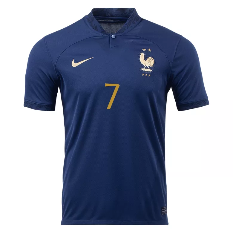 Camiseta Futbol Local Copa del Mundo de Hombre Francia 2022 con Número de GRIEZMANN #7 - camisetasfutbol