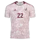 Camiseta Auténtica H.LOZANO #22 Mexico 2022 Segunda Equipación Visitante Copa del Mundo Hombre Adidas - Versión Jugador - camisetasfutbol