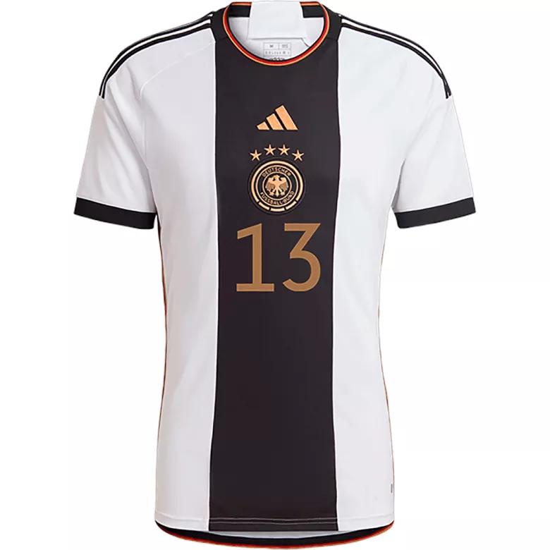Camiseta Futbol Local Copa del Mundo de Hombre Alemania 2022 con Número de MÜLLER #13 - camisetasfutbol