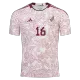 Camiseta Auténtica H.HERRERA #16 Mexico 2022 Segunda Equipación Visitante Copa del Mundo Hombre Adidas - Versión Jugador - camisetasfutbol