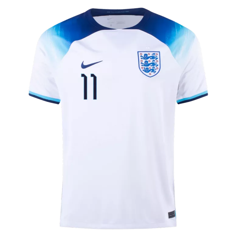 Camiseta Futbol Local Copa del Mundo de Hombre Inglaterra 2022 con Número de RASHFORD #11 - camisetasfutbol