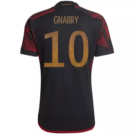 Camiseta Futbol Visitante Copa del Mundo de Hombre Alemania 2022 con Número de GNABRY #10 - camisetasfutbol