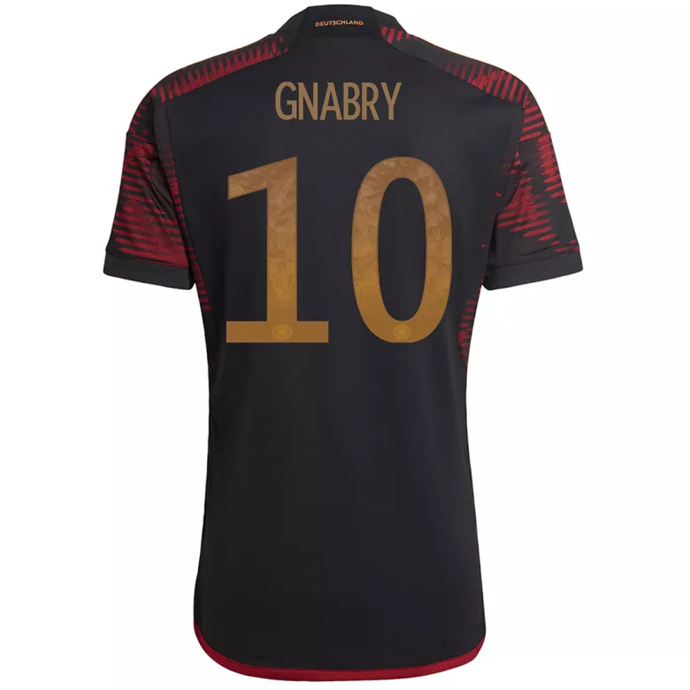 Camiseta Futbol Visitante Copa del Mundo de Hombre Alemania 2022 con Número de GNABRY #10 - camisetasfutbol