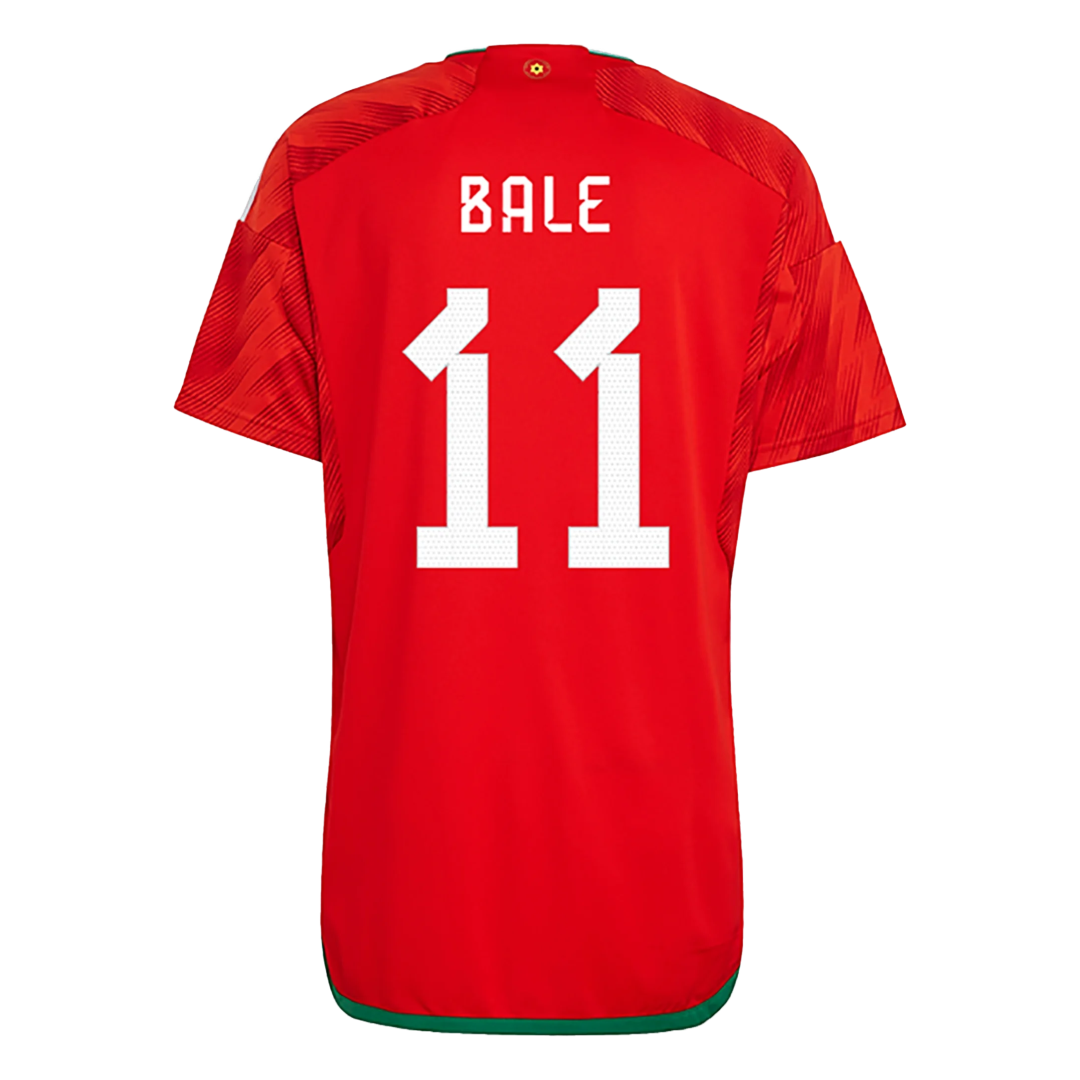 Primera Camiseta Gales Jugador Bale 2022