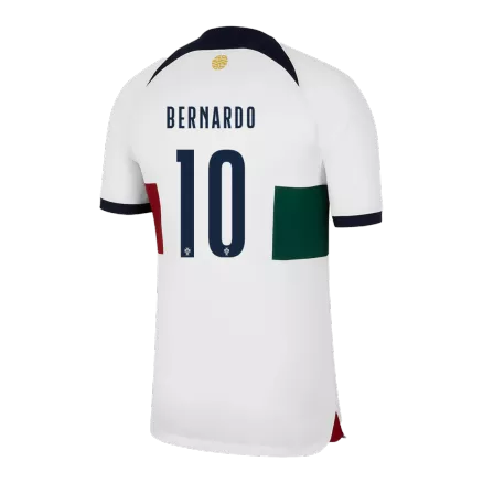 Camiseta Futbol Visitante Copa del Mundo de Hombre Portugal 2022 con Número de BERNARDO #10 - camisetasfutbol