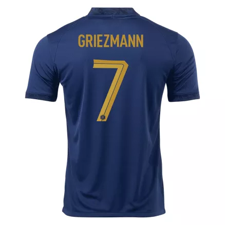 Camiseta Futbol Local Copa del Mundo de Hombre Francia 2022 con Número de GRIEZMANN #7 - camisetasfutbol