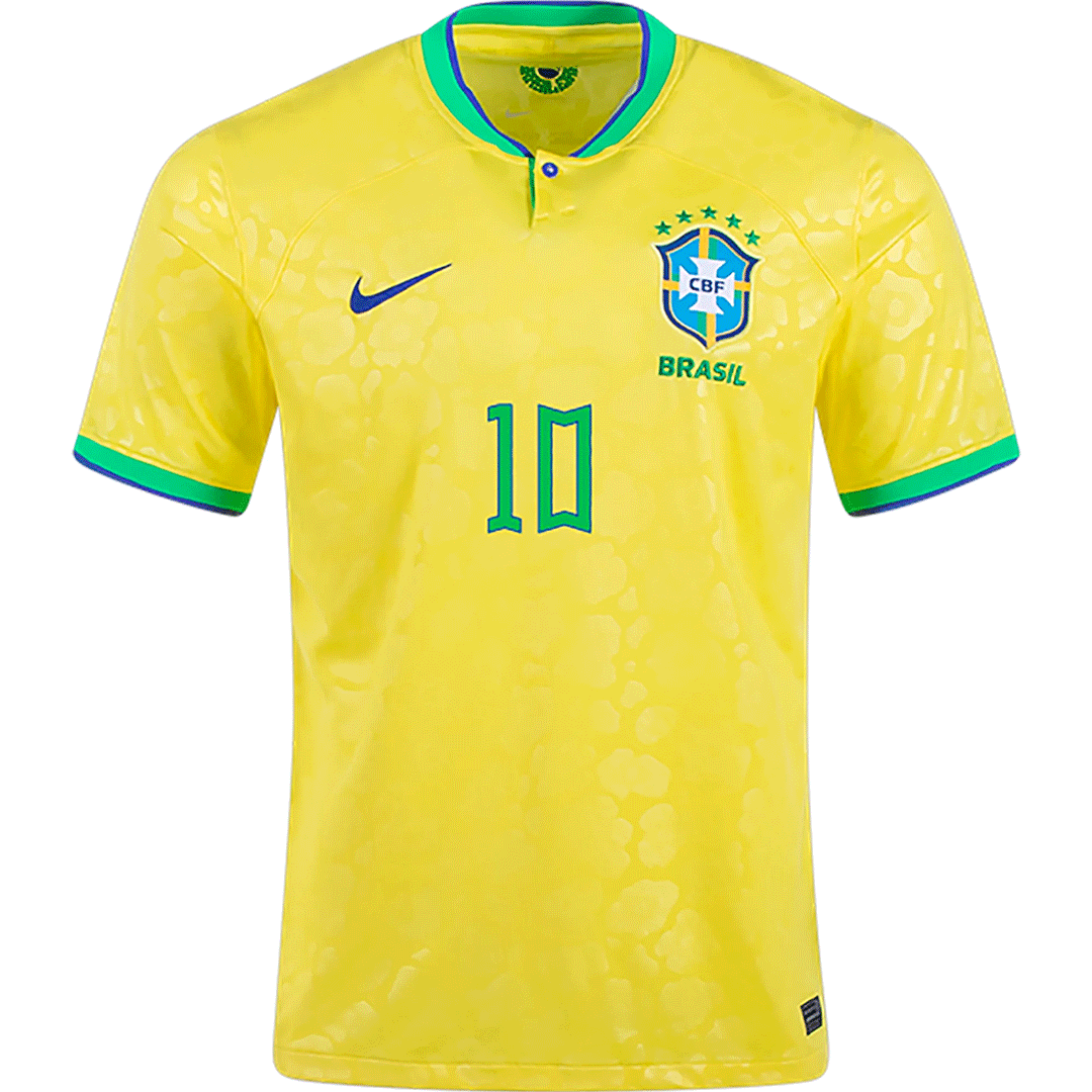 Neymar Jr #10 Brasil Home - Camiseta de fútbol masculina para  la Copa Mundial 22/23, Amarillo, verde : Ropa, Zapatos y Joyería