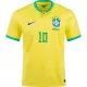 Camiseta de Fútbol NEYMAR JR #10 Personalizada 1ª Brazil 2022 Copa Mundial - camisetasfutbol