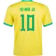 Camiseta Futbol Local Copa del Mundo de Hombre Brazil 2022 con Número de NEYMAR JR #10 - camisetasfutbol