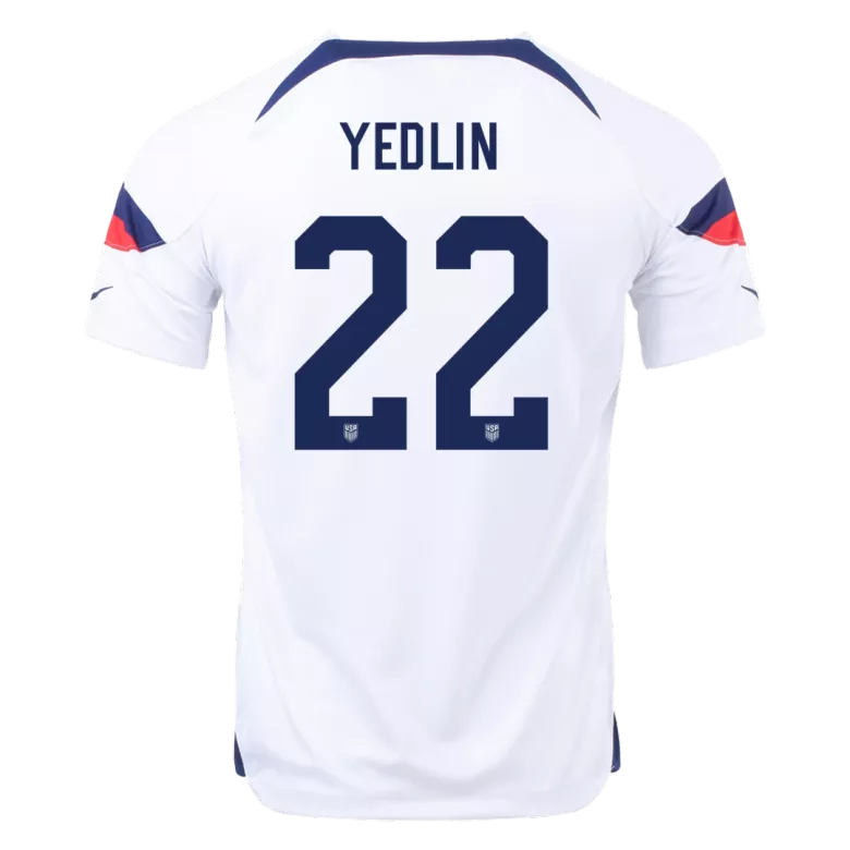 Camiseta Futbol Local Copa del Mundo de Hombre USA 2022 con Número de YEDLIN #22 - camisetasfutbol