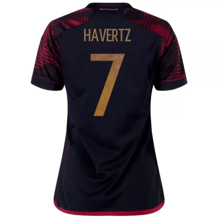 Camiseta HAVERTZ #7 Alemania 2022 Segunda Equipación Visitante Copa del Mundo Mujer - Versión Hincha - camisetasfutbol