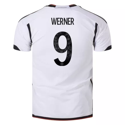 Camiseta Futbol Local Copa del Mundo de Hombre Alemania 2022 con Número de WERNER #9 - camisetasfutbol