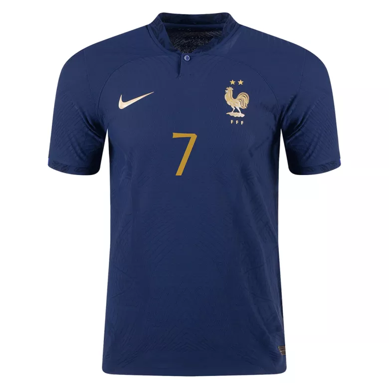 Camiseta Auténtica GRIEZMANN #7 Francia 2022 Primera Equipación Copa del Mundo Local Hombre - Versión Jugador - camisetasfutbol