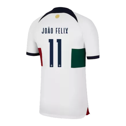Camiseta Futbol Visitante Copa del Mundo de Hombre Portugal 2022 con Número de JOÃO FÉLIX #11 - camisetasfutbol
