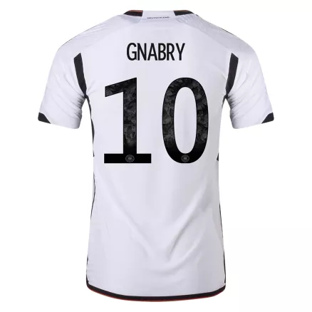 Camiseta Auténtica GNABRY #10 Alemania 2022 Primera Equipación Copa del Mundo Local Hombre - Versión Jugador - camisetasfutbol