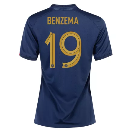 Camiseta Futbol Local Copa Mundial de Mujer Francia 2022 BENZEMA #19 - camisetasfutbol