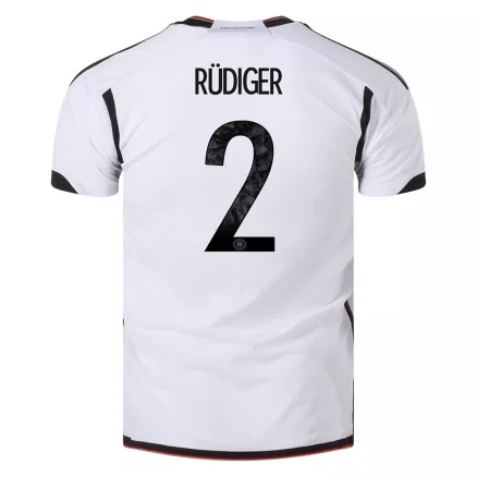 Camiseta Futbol Local Copa del Mundo de Hombre Alemania 2022 con Número de RÜDIGER #2 - camisetasfutbol