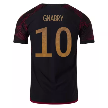 Camiseta Auténtica GNABRY #10 Alemania 2022 Segunda Equipación Visitante Copa del Mundo Hombre - Versión Jugador - camisetasfutbol