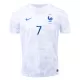 Camiseta Futbol Visitante Copa del Mundo de Hombre Francia 2022 con Número de GRIEZMANN #7 - camisetasfutbol