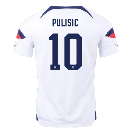 Camiseta Futbol Local Copa del Mundo de Hombre USA 2022 con Número de PULISIC #10 - camisetasfutbol