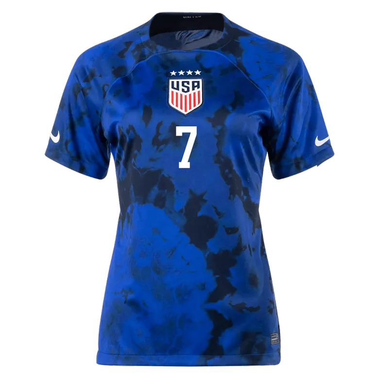 Camiseta Futbol Visitante Copa Mundial de Mujer USA 2022 REYNA #7 - camisetasfutbol