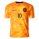 Camiseta Auténtica MEMPHIS #10 Holanda 2022 Primera Equipación Copa del Mundo Local Hombre - Versión Jugador - camisetasfutbol