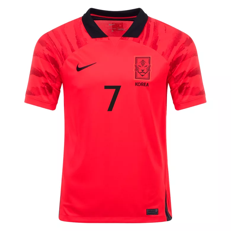 Camiseta Futbol Local Copa del Mundo de Hombre South Korea 2022 con Número de H M SON #7 - camisetasfutbol