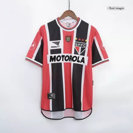 Camiseta Retro 1993 Sao Paulo FC Segunda Equipación Visitante Hombre - Versión Hincha - camisetasfutbol