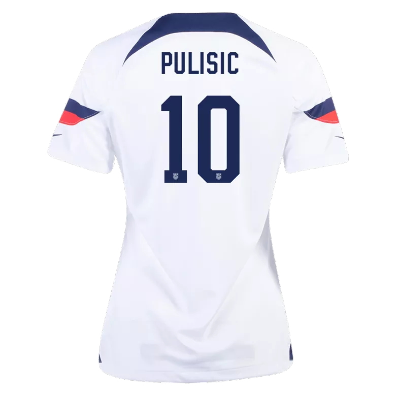 Camiseta Futbol Local Copa Mundial de Mujer USA 2022 PULISIC #10 - camisetasfutbol