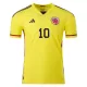 Camiseta Auténtica JAMES #10 Colombia 2022 Primera Equipación Local Hombre - Versión Jugador - camisetasfutbol