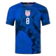 Camiseta Auténtica McKENNIE #8 USA 2022 Segunda Equipación Visitante Copa del Mundo Hombre - Versión Jugador - camisetasfutbol
