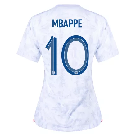 Camiseta Futbol Visitante Copa Mundial de Mujer Francia 2022 MBAPPE #10 - camisetasfutbol