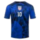 Camiseta Futbol Visitante Copa del Mundo de Hombre USA 2022 con Número de PULISIC #10 - camisetasfutbol