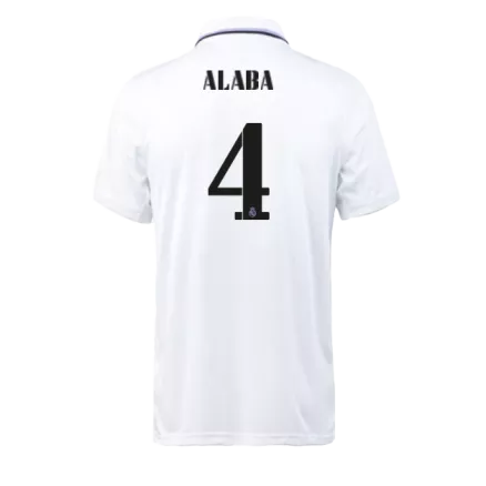 Camiseta Futbol Local de Hombre Real Madrid 2022/23 con Número de ALABA #4 - camisetasfutbol