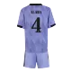 Miniconjunto ALABA #4 Real Madrid 2022/23 Segunda Equipación Visitante Niño (Camiseta + Pantalón Corto) Adidas - camisetasfutbol