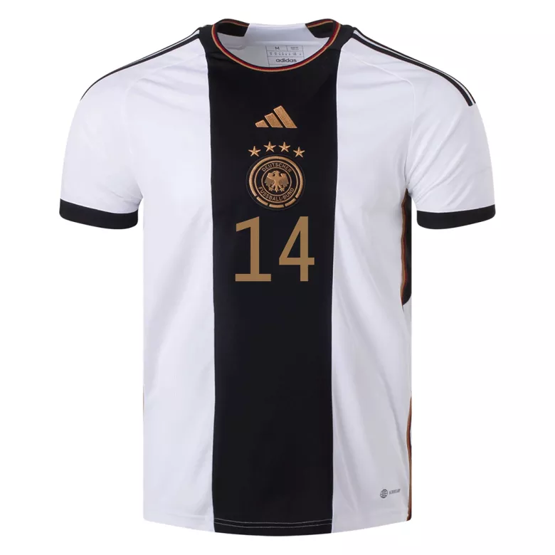 Camiseta Futbol Local Copa del Mundo de Hombre Alemania 2022 con Número de MUSIALA #14 - camisetasfutbol