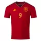 Camiseta Auténtica GAVI #9 España 2022 Primera Equipación Copa del Mundo Local Hombre - Versión Jugador - camisetasfutbol