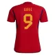 Camiseta Futbol Local Copa del Mundo de Hombre España 2022 con Número de GAVI #9 - camisetasfutbol
