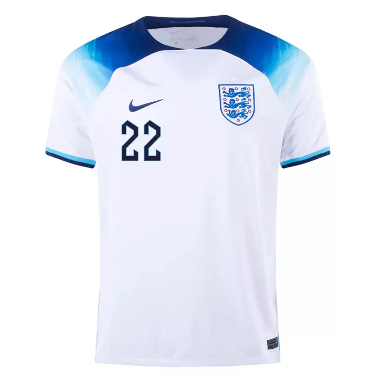 Camiseta Futbol Local Copa del Mundo de Hombre Inglaterra 2022 con Número de BELLINGHAM #22 - camisetasfutbol
