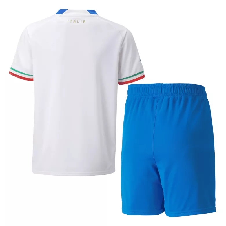 Miniconjunto Italia 2022 Segunda Equipación Visitante Niño (Camiseta + Pantalón Corto) - camisetasfutbol