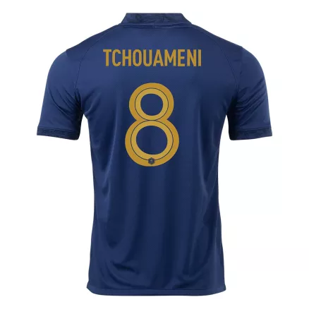 Camiseta Futbol Local Copa del Mundo de Hombre Francia 2022 con Número de TCHOUAMENI #8 - camisetasfutbol