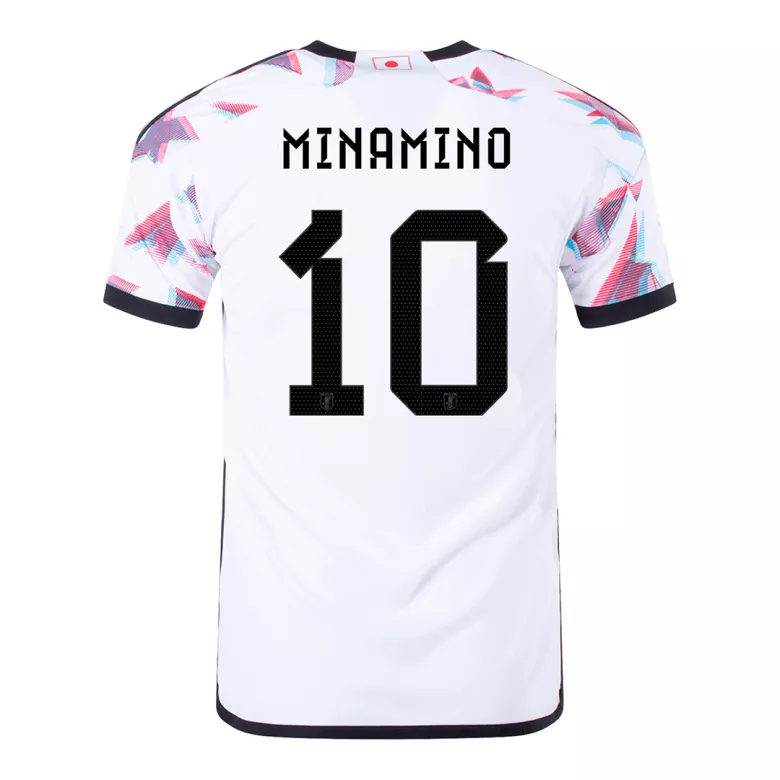 Camiseta Futbol Visitante Copa del Mundo de Hombre Japón 2022 con Número de MINAMINO #10 - camisetasfutbol
